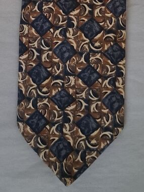 Vintage Marks & Spencer St. Michael Classic Geometric Pattern Men's Tie